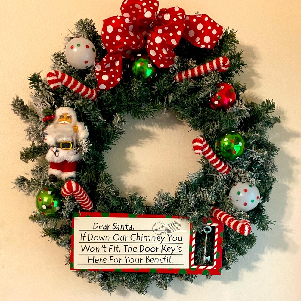🎄Note to Santa Wreath